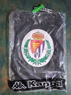 Kappa Black Sackpack with Multicolor Crest Graphic